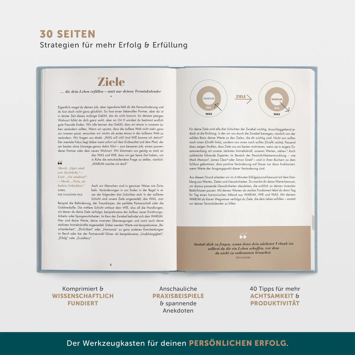 Das 6-Minuten Erfolgsjournal PUR