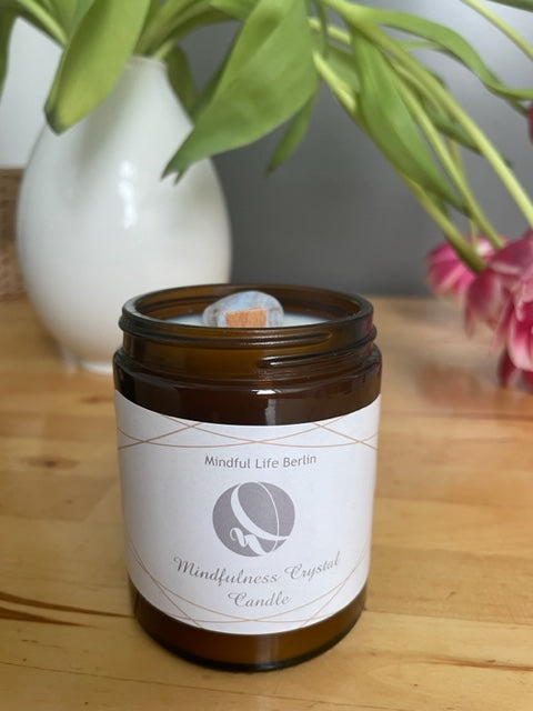 Mindful Life Crystal Candle