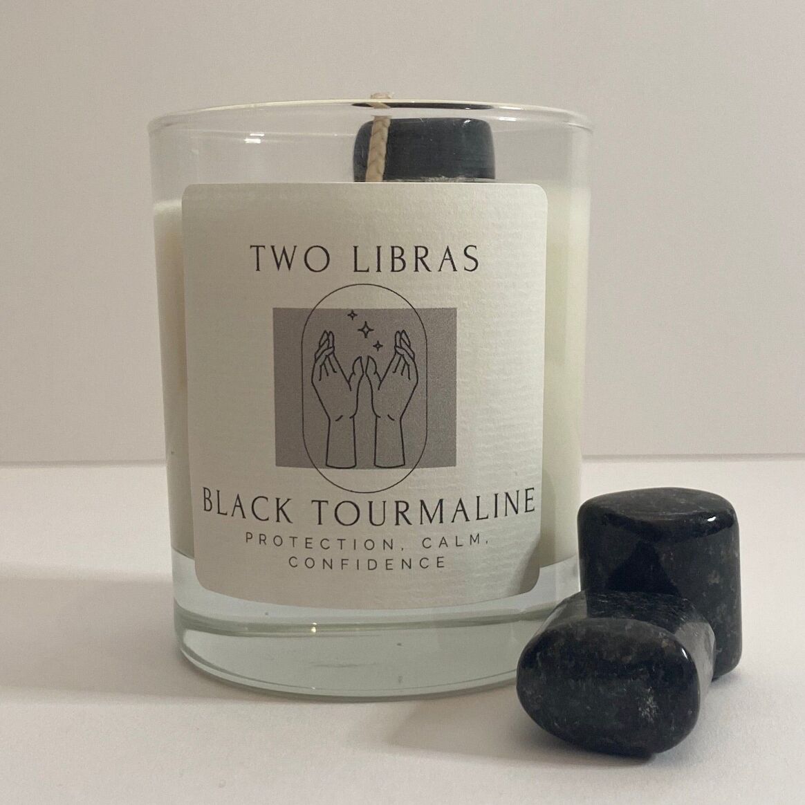 Turmalin Crystal Intention Candle
