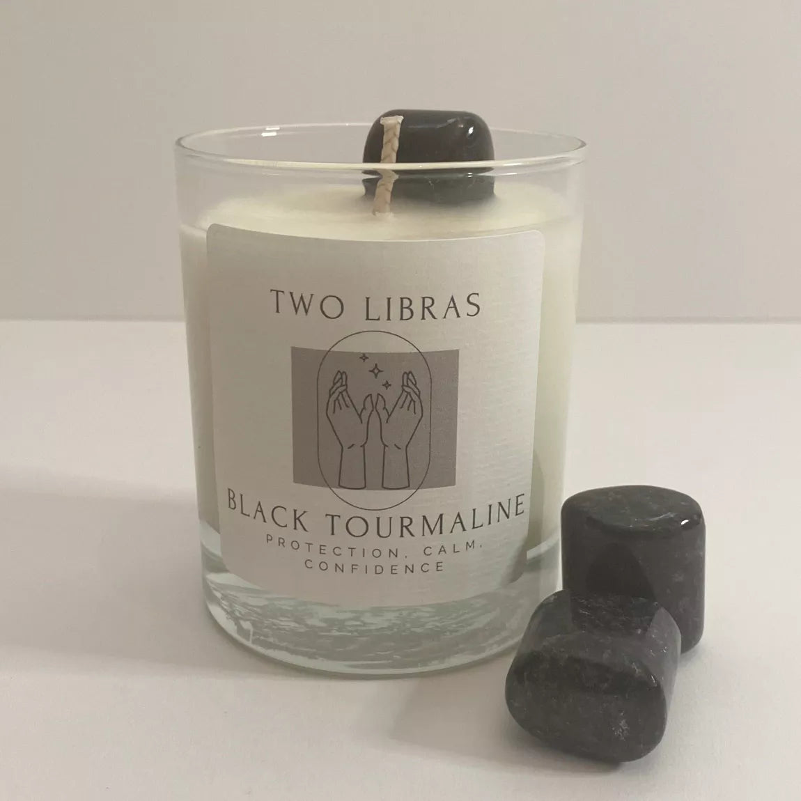 Turmalin Crystal Intention Candle