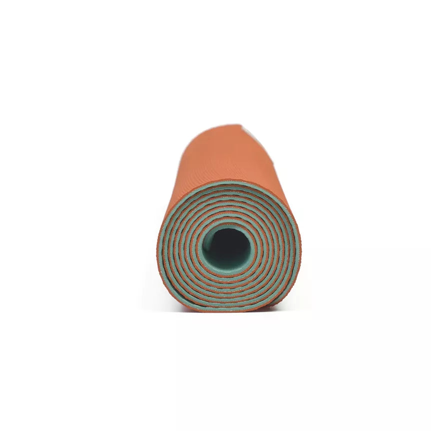 FREE LIGHT - Yogamatte orange/grün