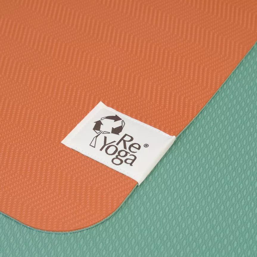 FREE LIGHT - Yogamatte orange/grün