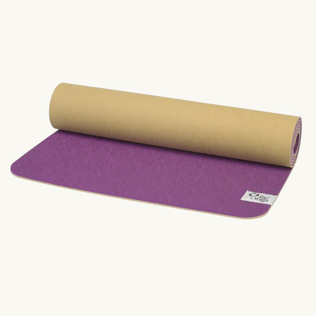 FREE SOFT - Yogamatte lila/sand