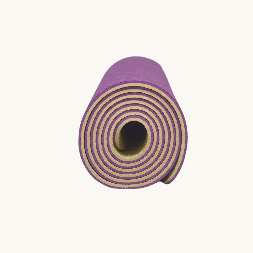 FREE SOFT - Yogamatte lila/sand