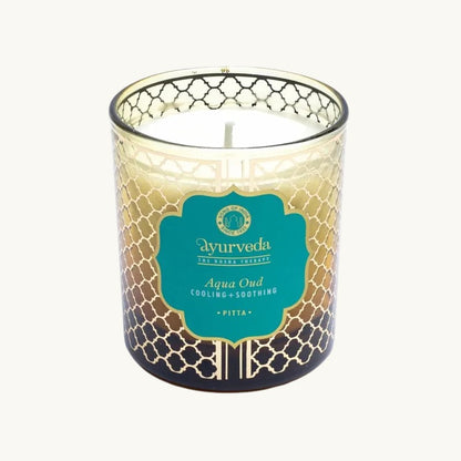 Ayurveda Duftkerze "Pitta" im Glas - Aqua oud