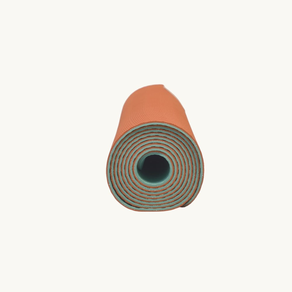 FREE LIGHT - Yogamatte orange/türkis