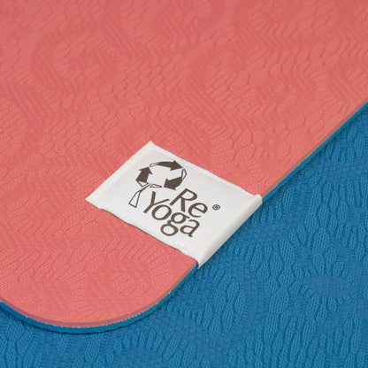 FREE SOFT - Yogamatte coralle/blau