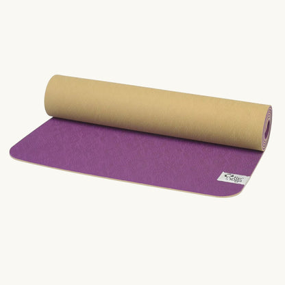 FREE SOFT - Yogamatte lila/sand