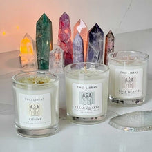 3 Mini Crystal Intention Candles - Set