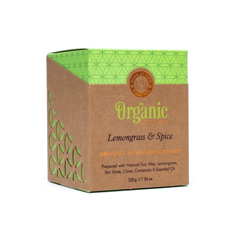 Organic Goodness Duftkerze - Zitronengras & Gewürze