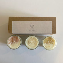 3 Mini Crystal Intention Candles - Set